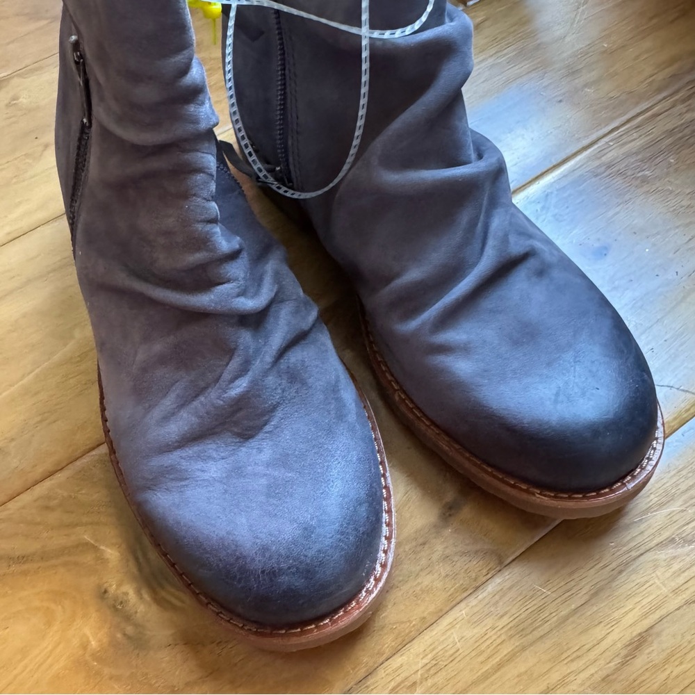 NWT Sofft Beckie II Leather Booties Color Storm Blue Sz 6,5 - Picture 14 of 16